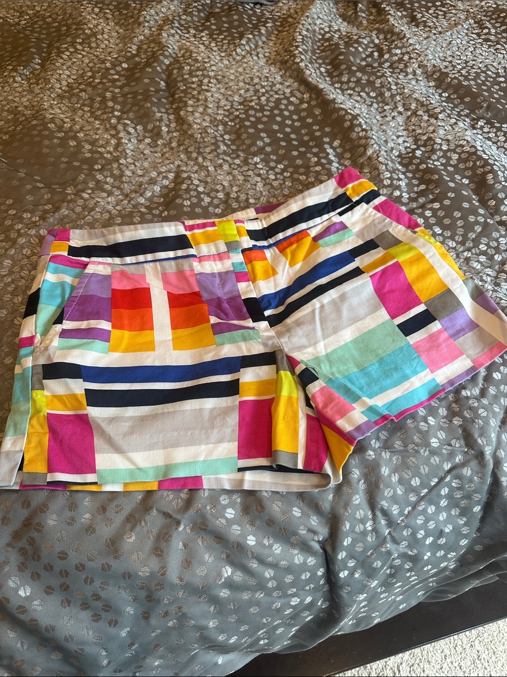 Trina Turk Corbin Geometric Shorts size 8